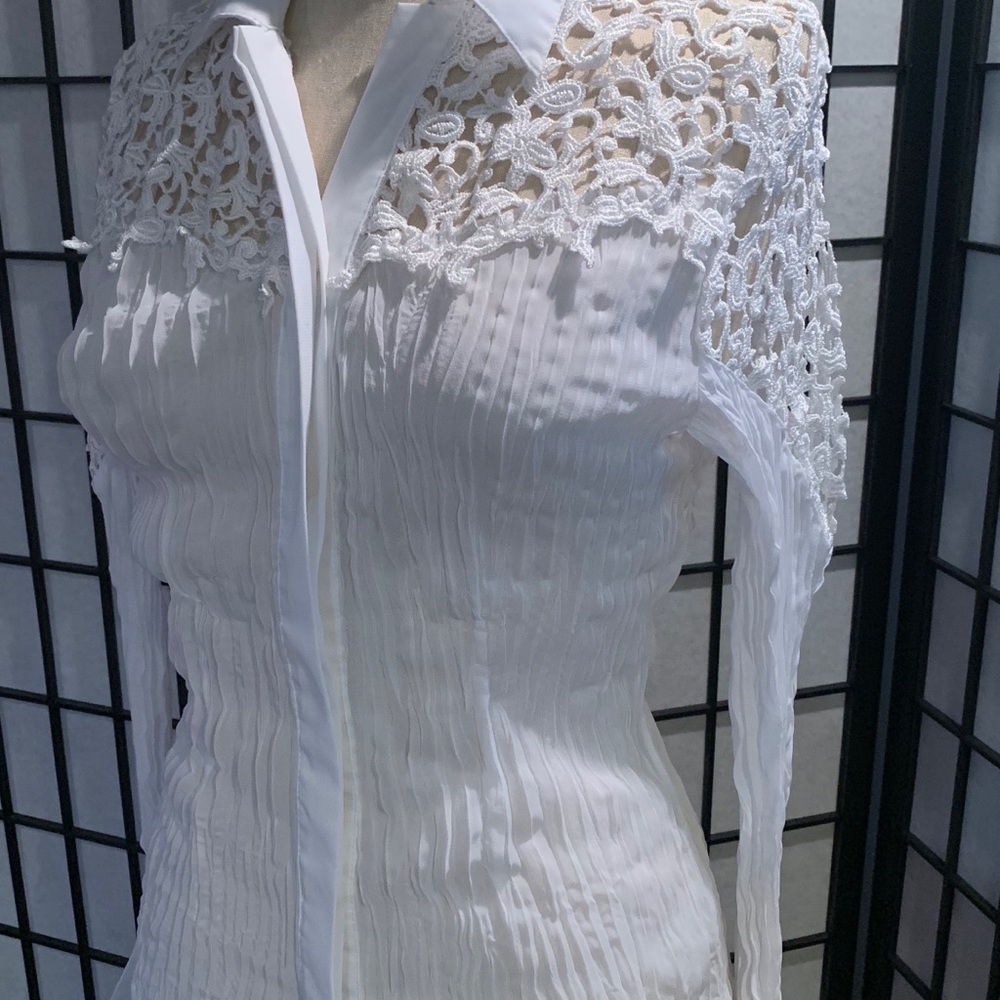 Gauzy White button down